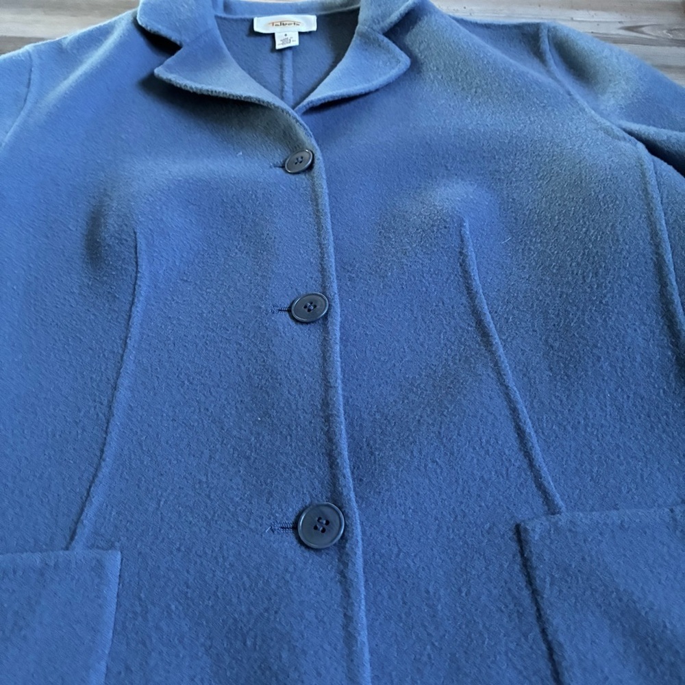 Talbots Wool Blazer 3 Button Patch pocket Soft 10… - image 11